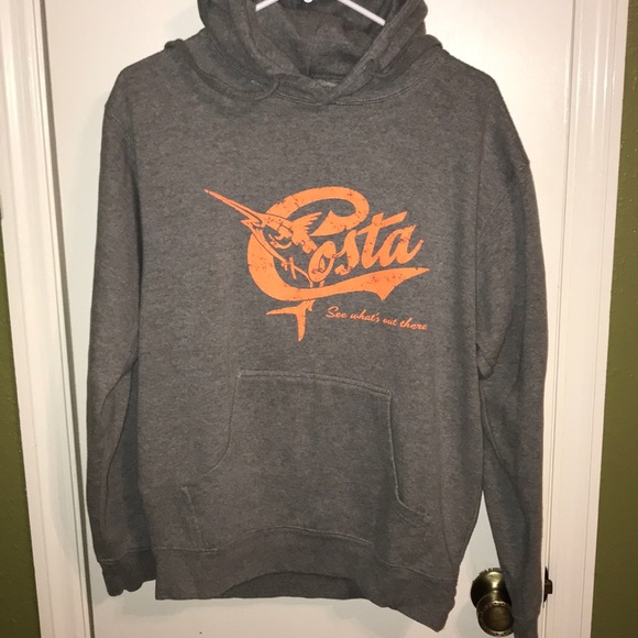 Costa Del Mar Navy Retro Hooded Sweatshirt